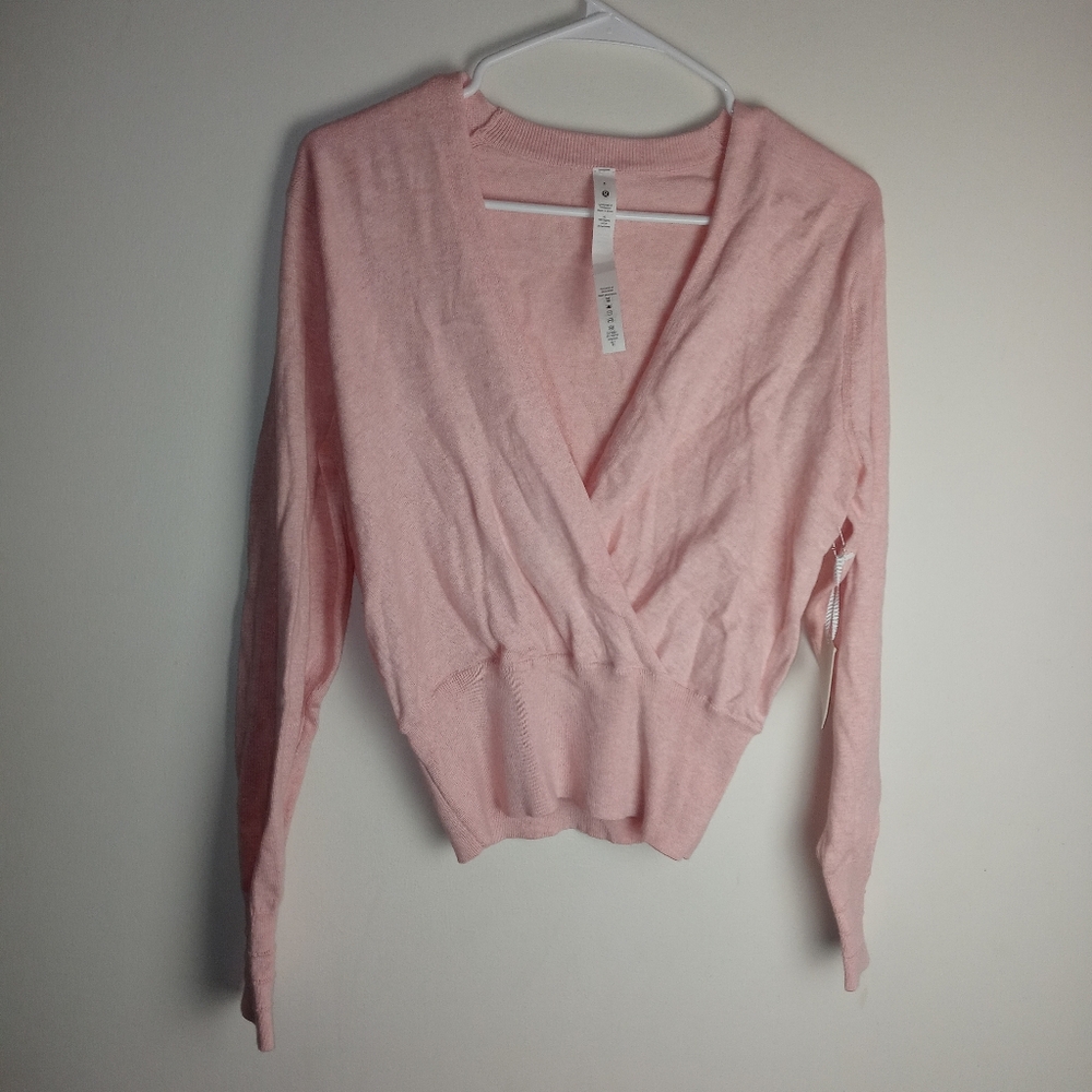 Lululemon Crossover Ribbed Waist Sweater Size 6